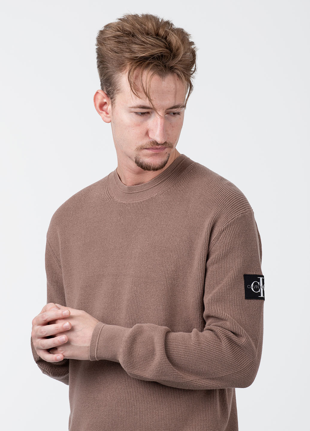 Коричневий демісезонний джемпер джемпер Calvin Klein