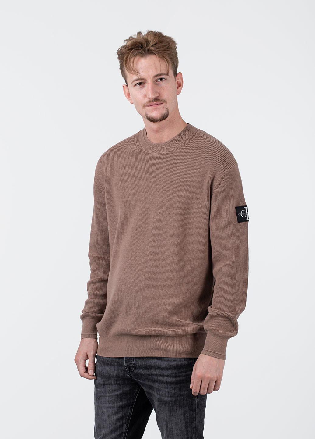 Коричневий демісезонний джемпер джемпер Calvin Klein