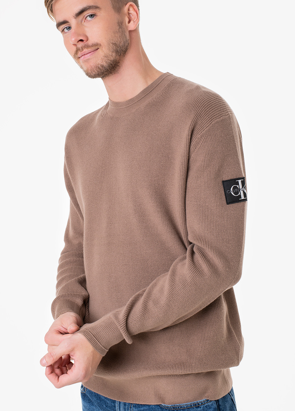 Коричневий демісезонний джемпер джемпер Calvin Klein