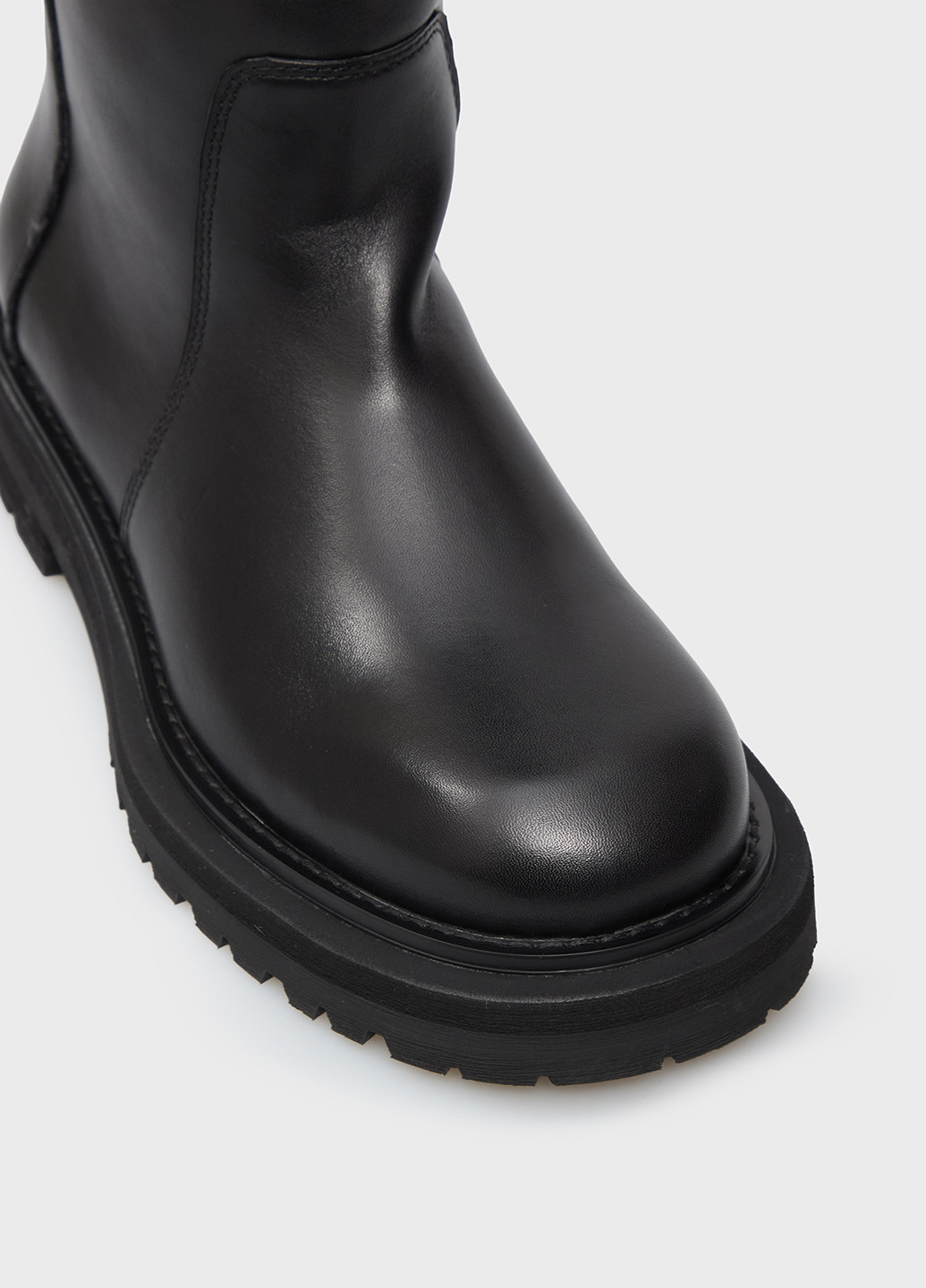 Черные осенние полусапоги PRPY