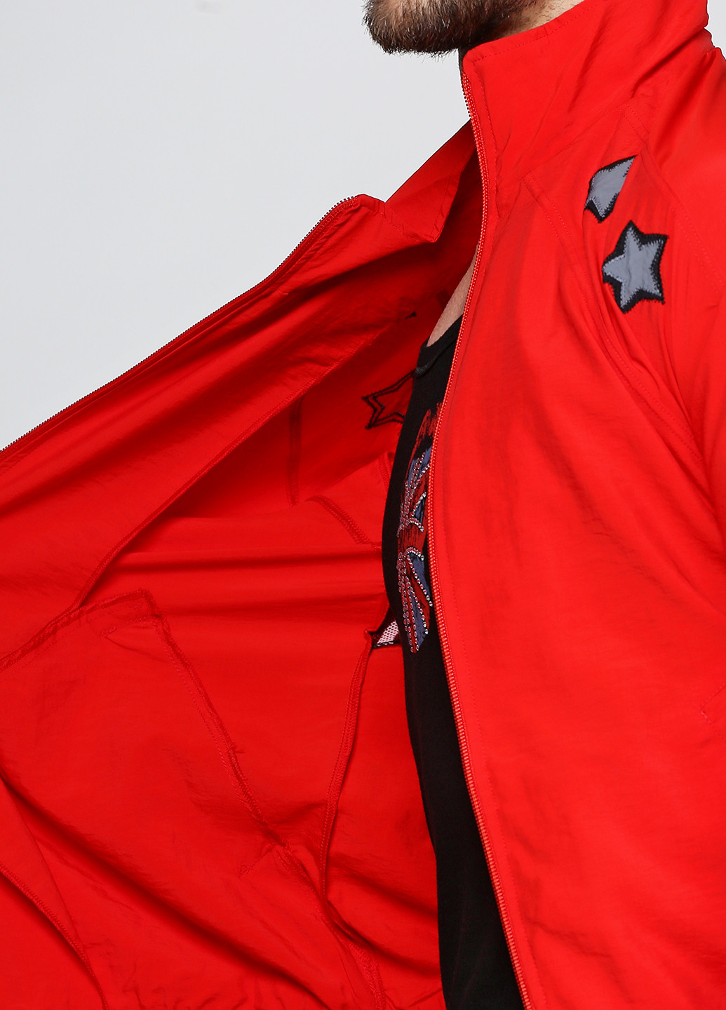 Красная демисезонная куртка John Richmond
