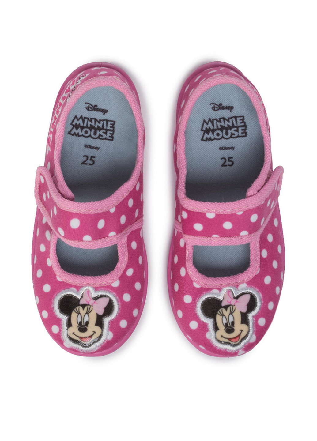 Капці Mickey&Friends MB18-20DSTC горошок рожеві кежуали