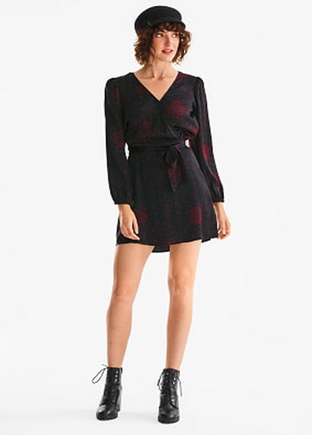 Черное кэжуал платье C&A