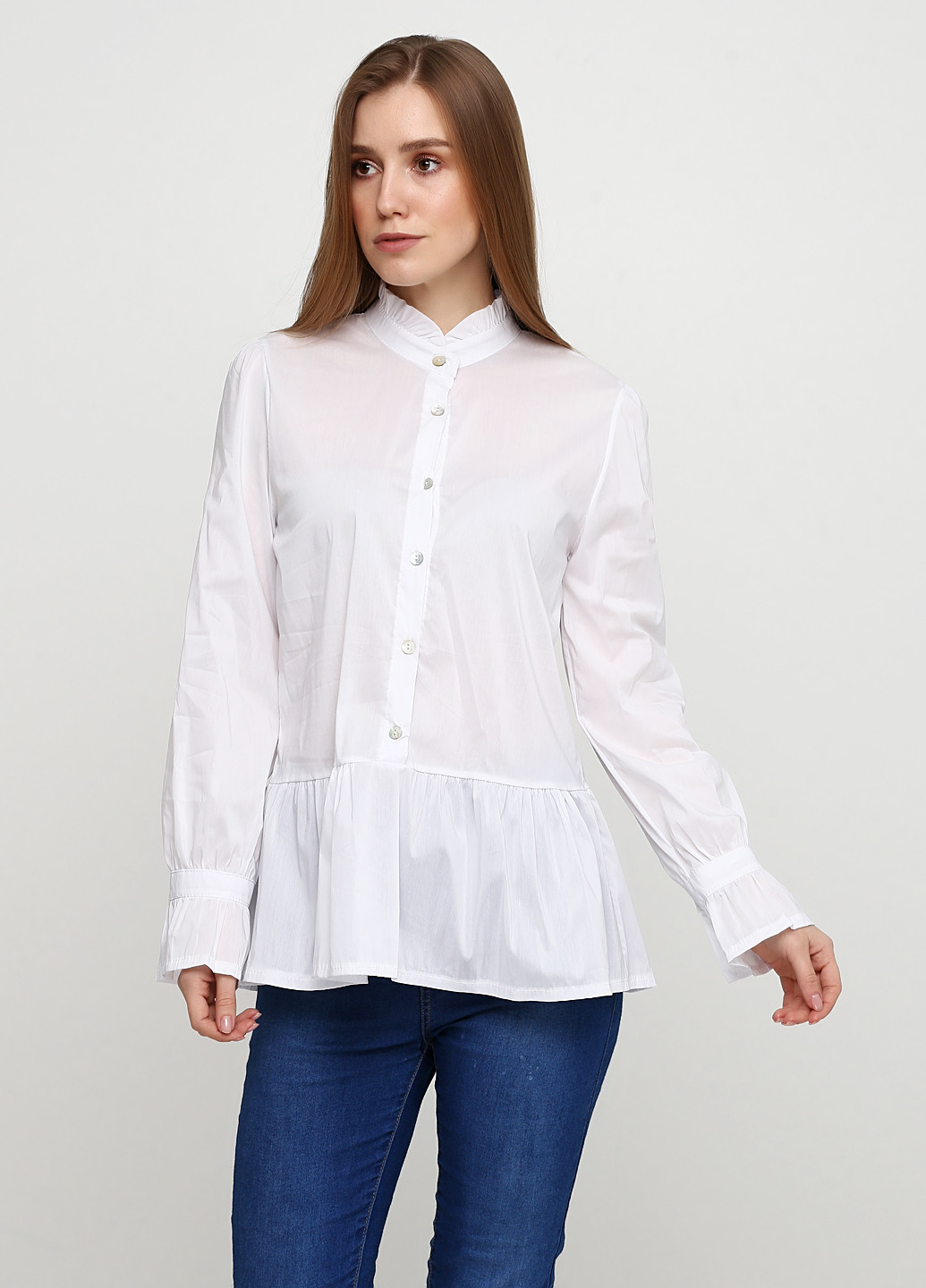 Біла демісезонна блуза Miho's