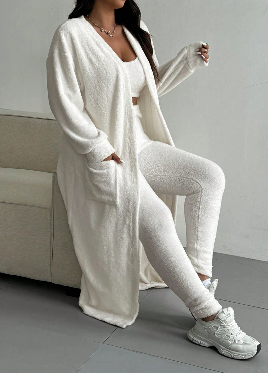 Костюм (халат, топ, брюки) SHEIN (316752919)