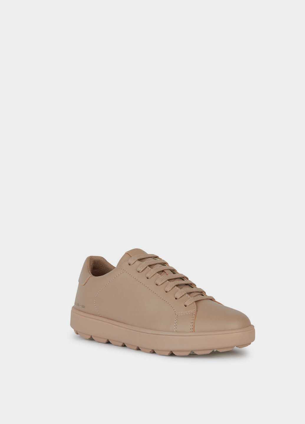 Розово-коричневые кеды Geox