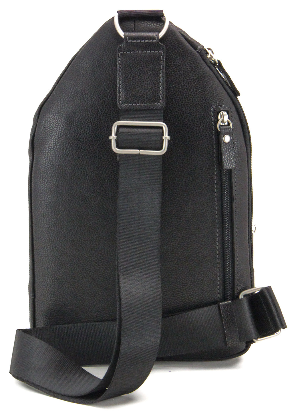 Сумка-рюкзак мужская кожаная 911 B черный Tom Stone (213138598)