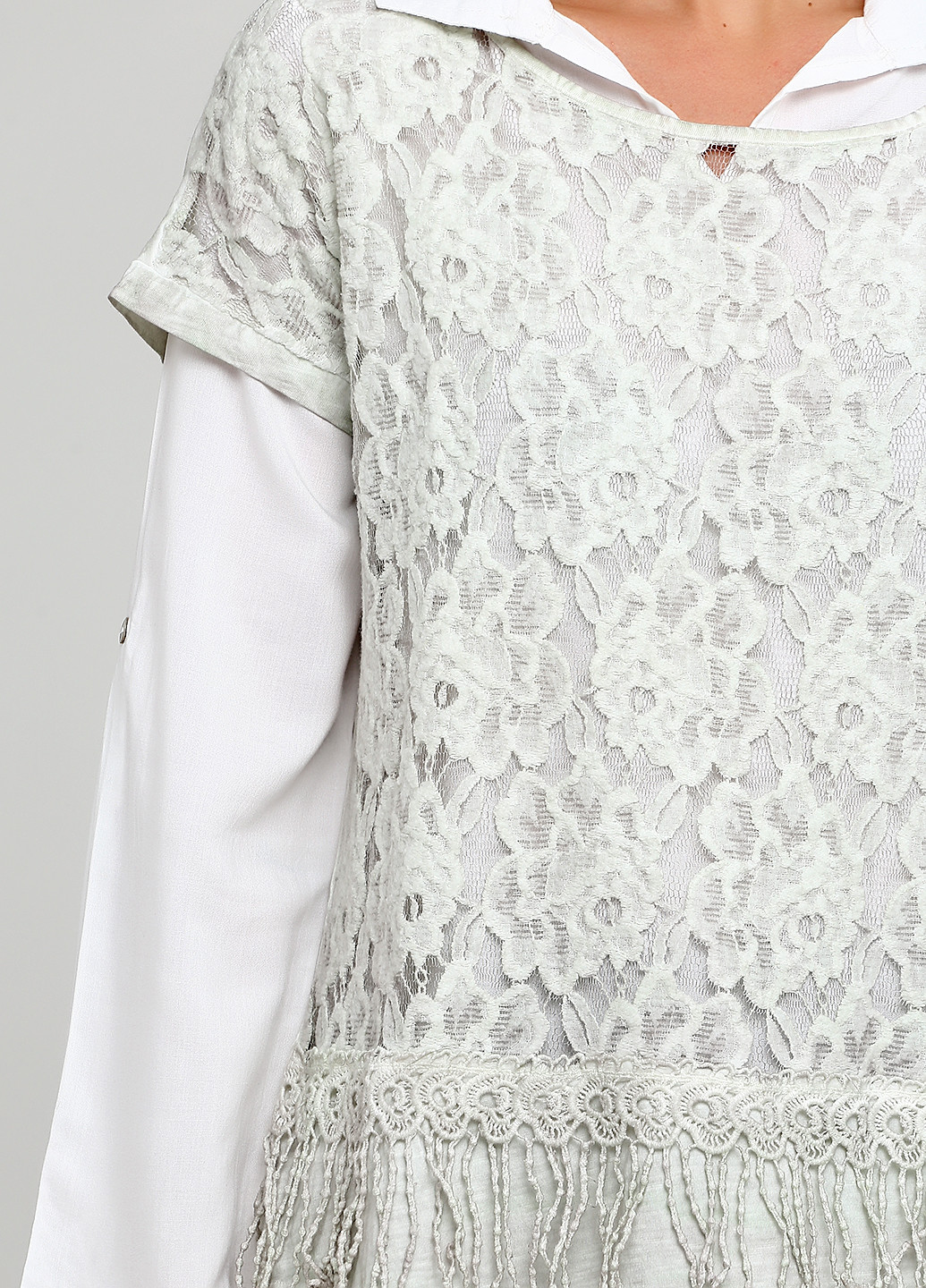Комбинированный демисезонный комплект (рубашка, блуза) Linea Tesini