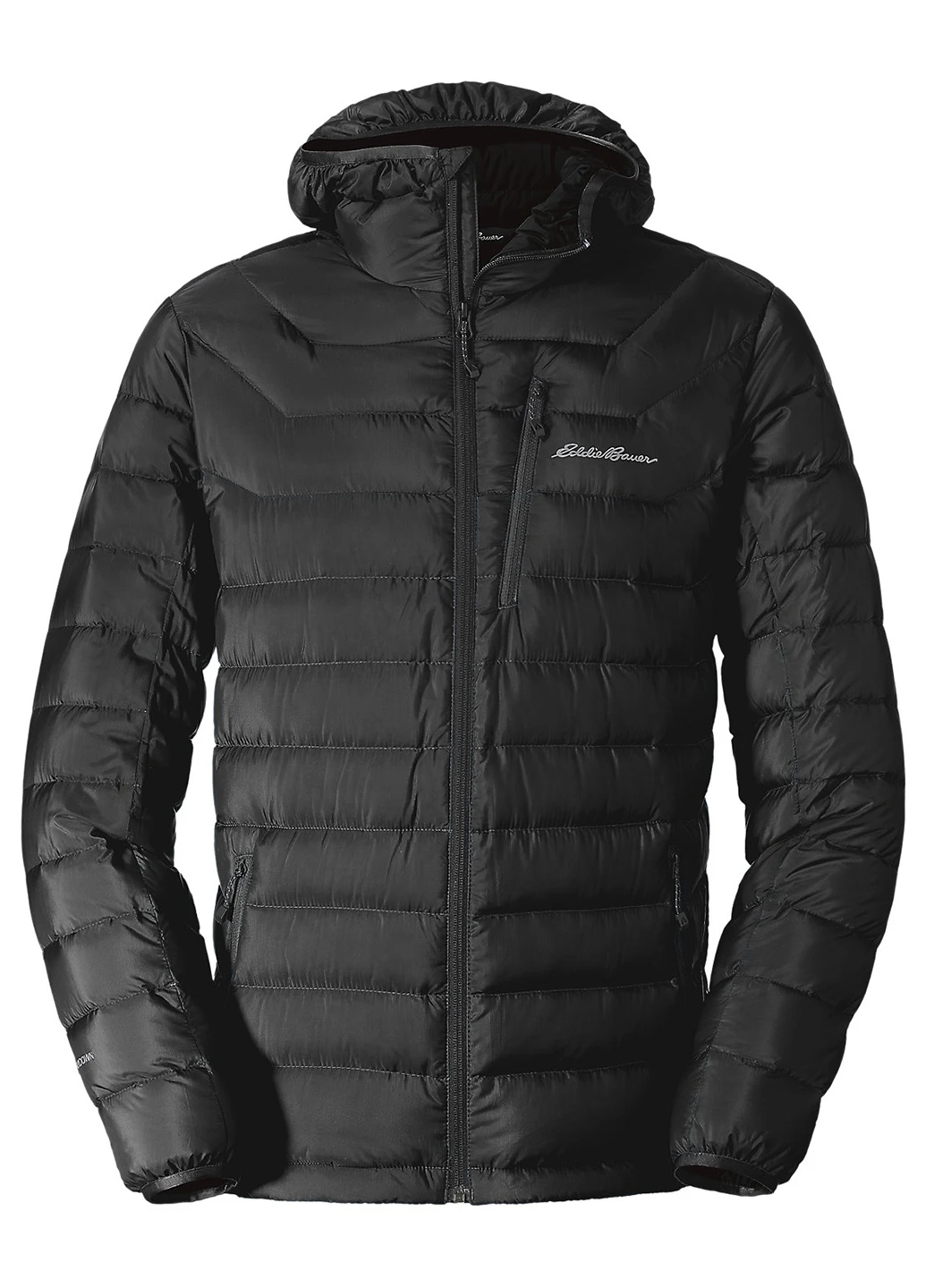 Черный демисезонный Пуховик Eddie Bauer