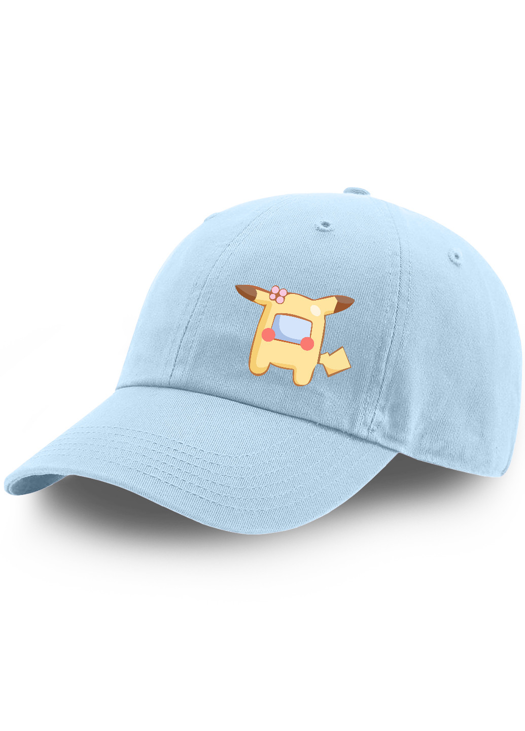 Кепка Амонг Ас Покемон Пікачу (Among Us Pokemon Pikachu) (9273-2419) MobiPrint (216961124)