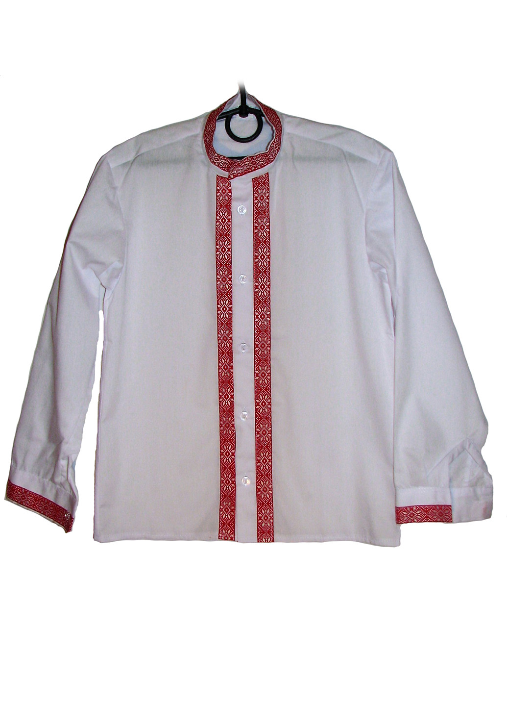 Белая кэжуал рубашка Ласточка