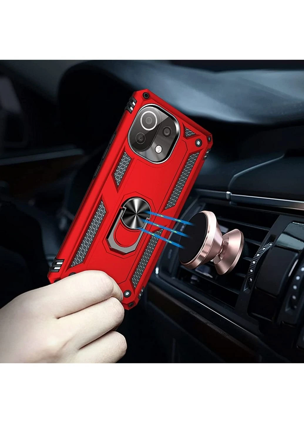 Чехол для мобильного телефона Military Xiaomi Mi 11 Lite / Mi 11 Lite 5G Red (706644) BeCover (252573172)