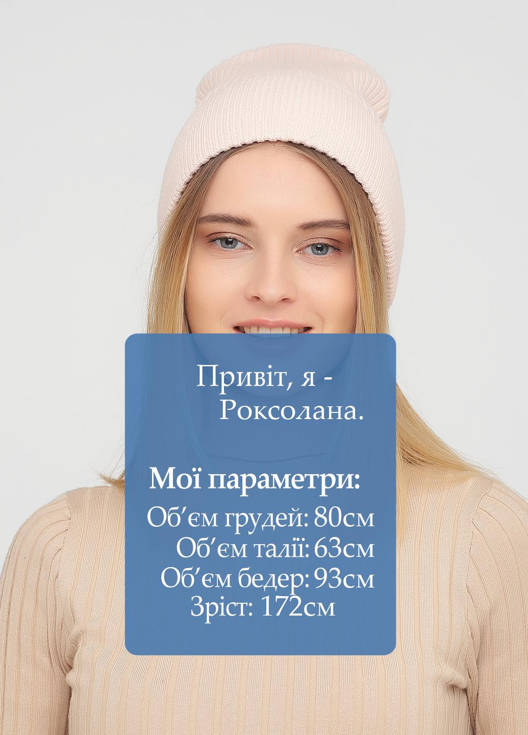 Тепла зимова кашемірова жіноча шапка без підкладки 360169 Merlini (250126116)