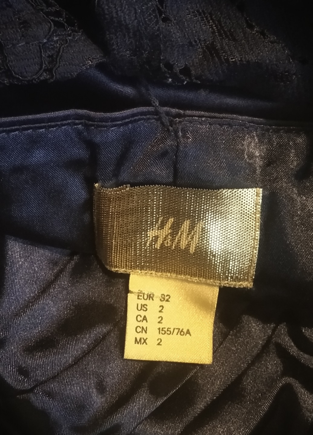Синя вечірня довге плаття H&M однотонна