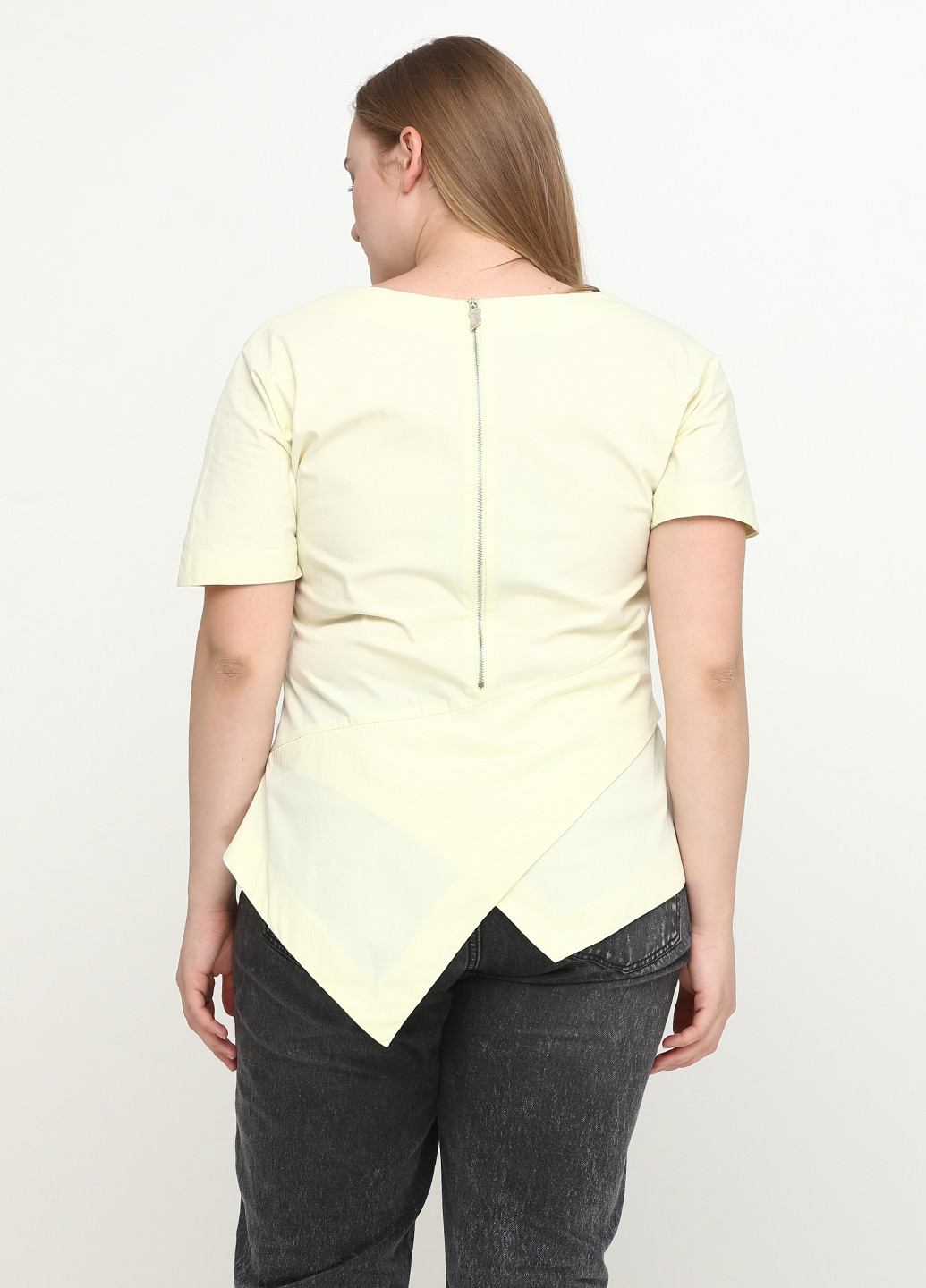 Желтая демисезонная блуза Oblique