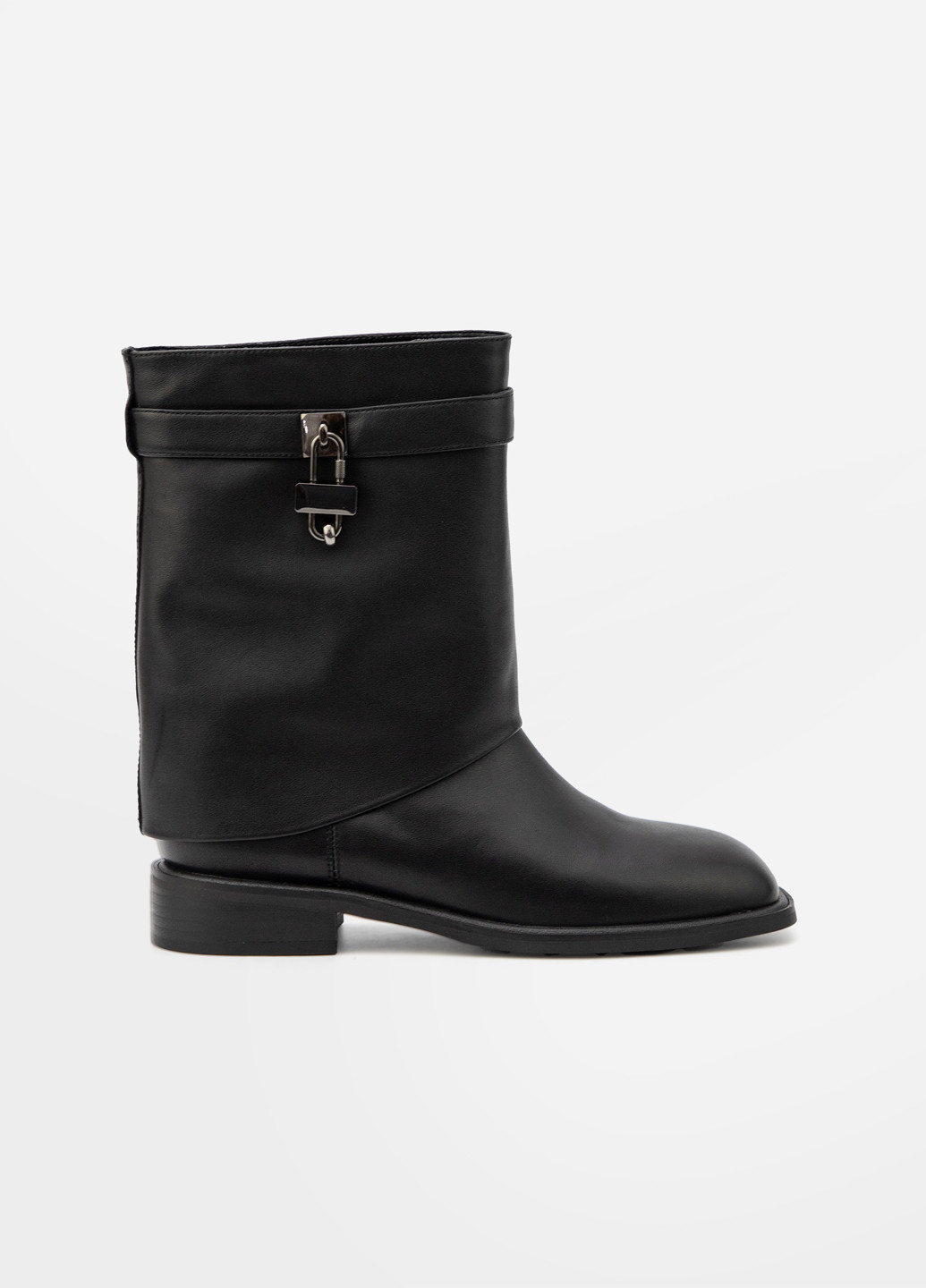 Черные осенние полусапоги Respect