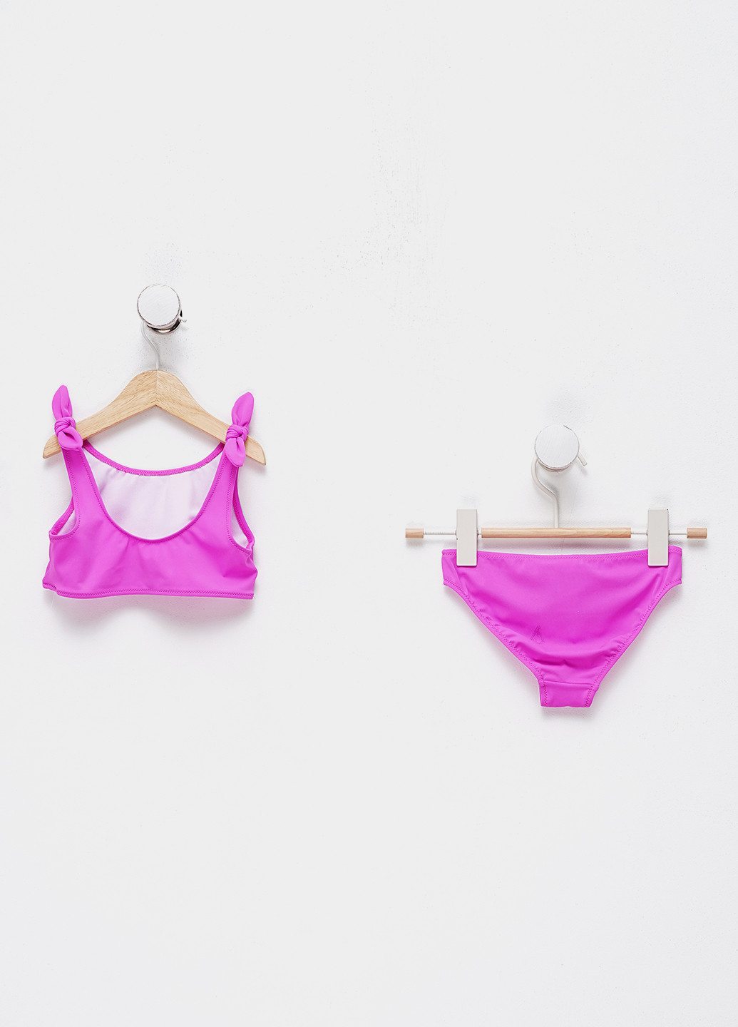 Рожевий літній купальник (топ, трусики) роздільний C&A