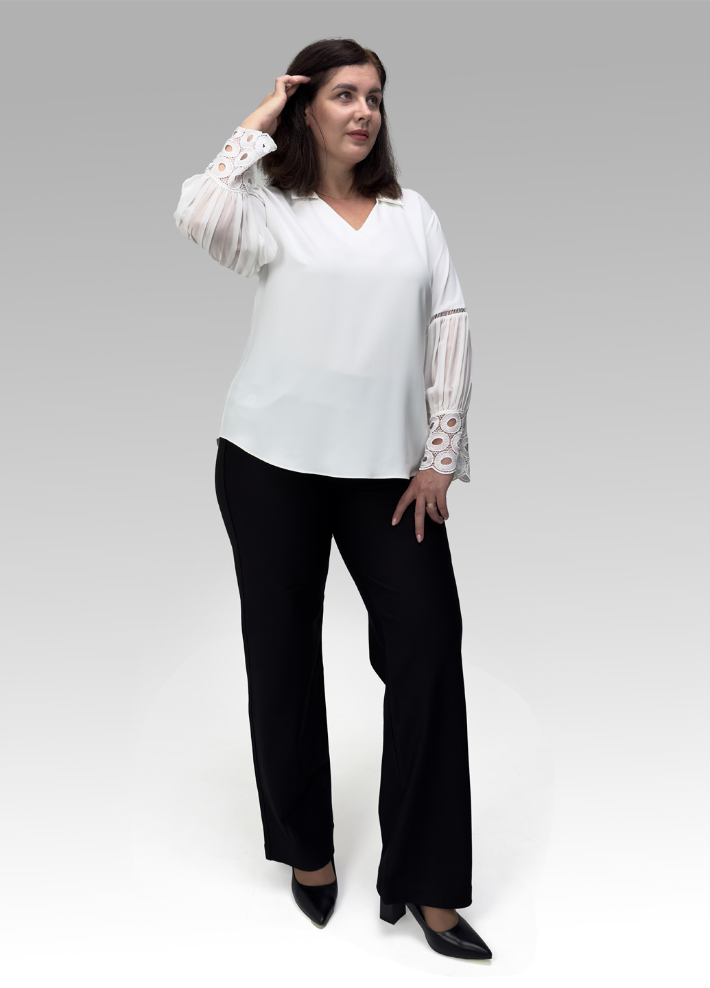 Біла блуза Modalinda