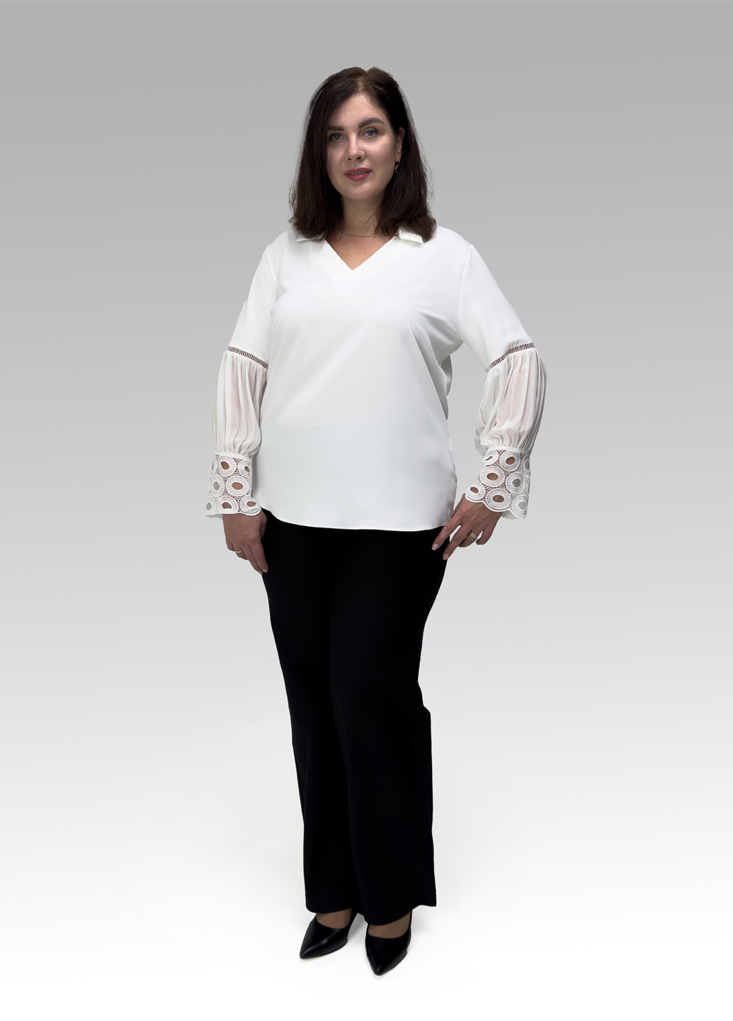 Біла блуза Modalinda