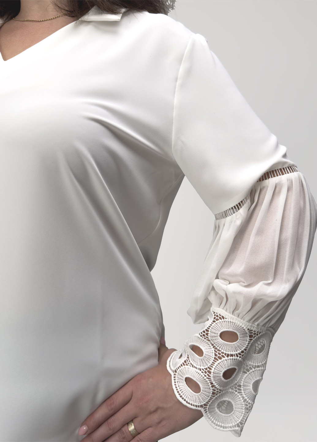 Біла блуза Modalinda