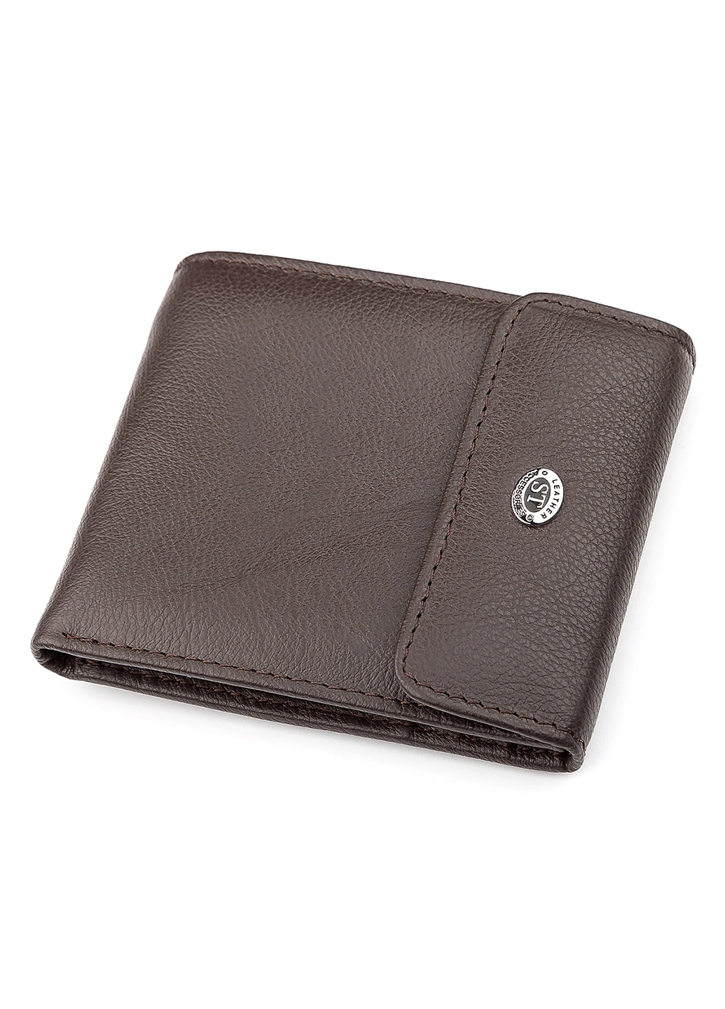 Чоловічий шкіряний гаманець 11х9,5х2,5 см st leather (252130090)