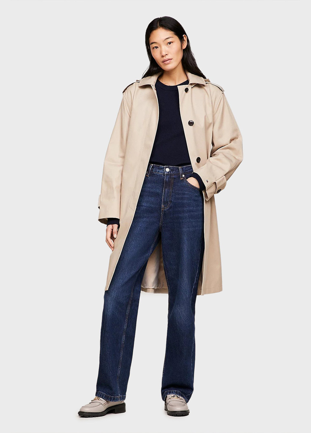 Плащ Tommy Hilfiger на пуговицах демисезон (306825627)