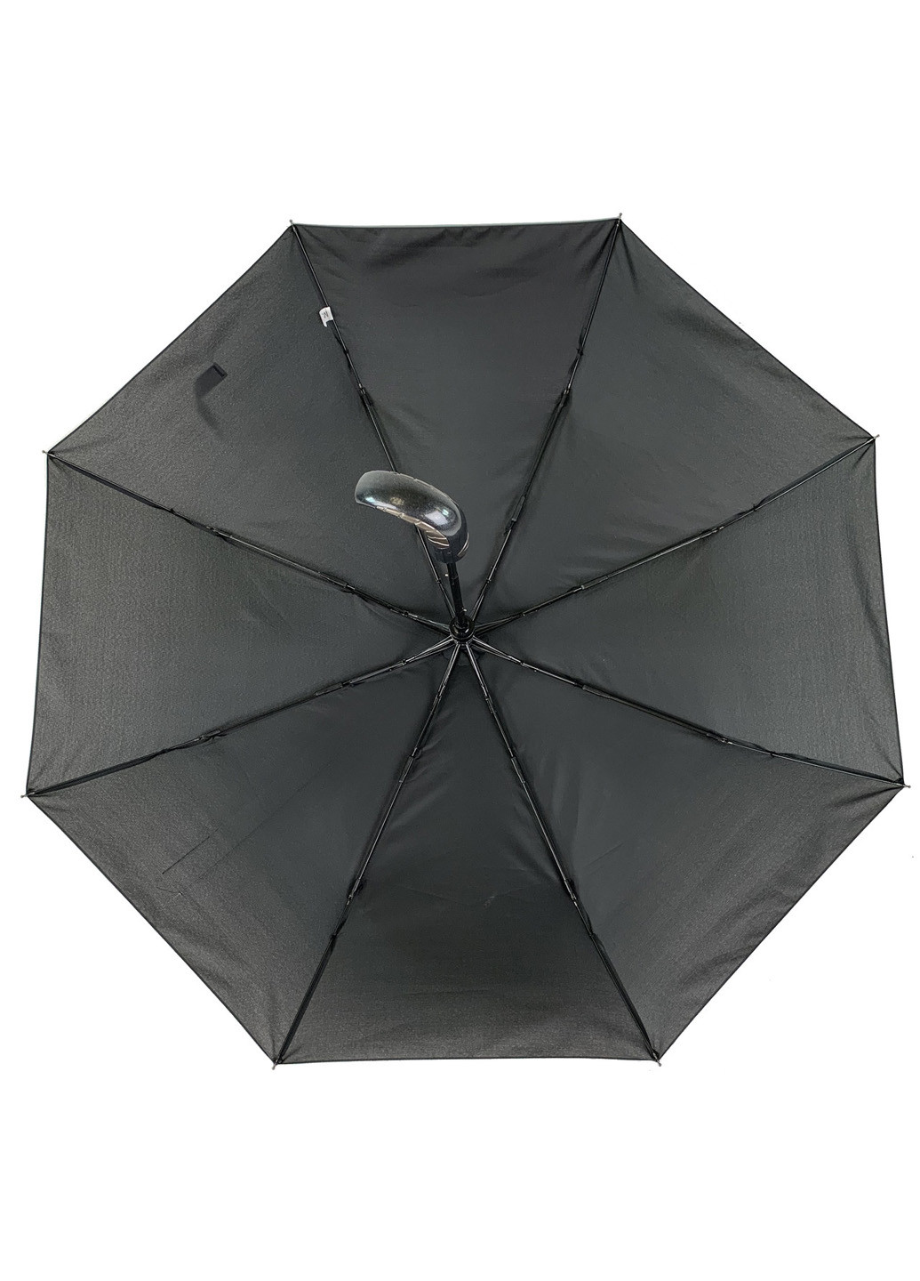 Чёрный мужской складной зонт-полуавтомат 99 см Max (193351238)