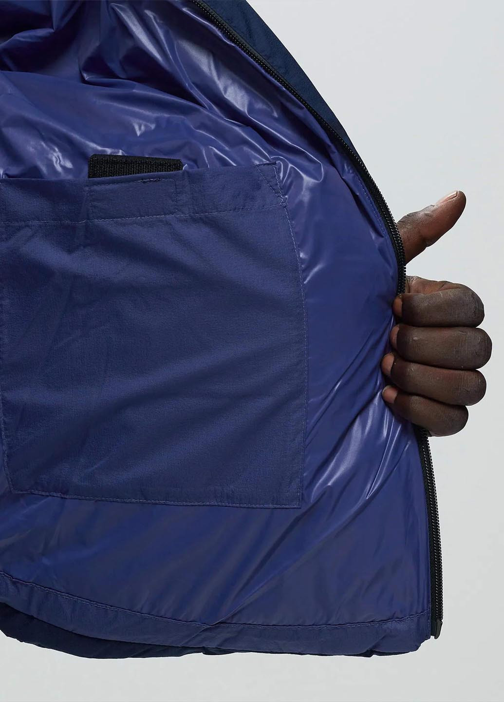 Синій зимній Пуховик The North Face