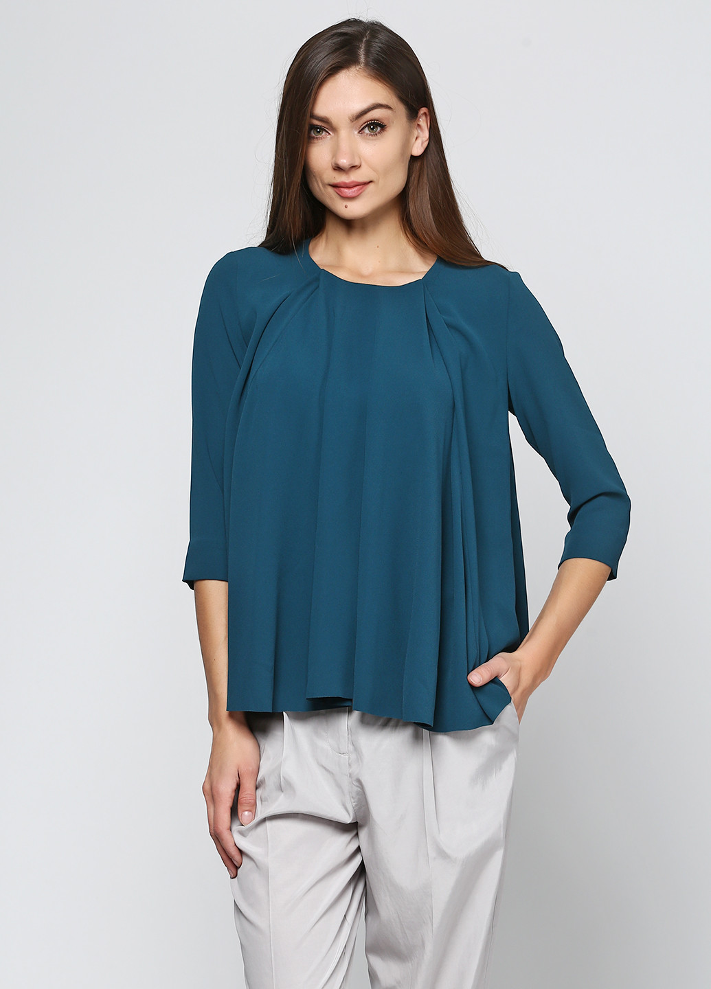 Зеленая демисезонная блуза Cos