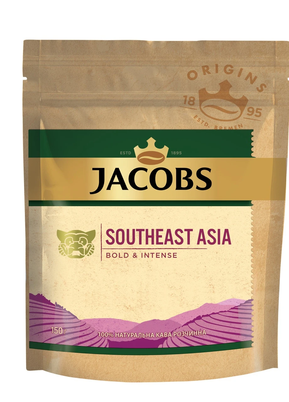 Кава розчинна Southeast Asia 150 г Jacobs (254976635)