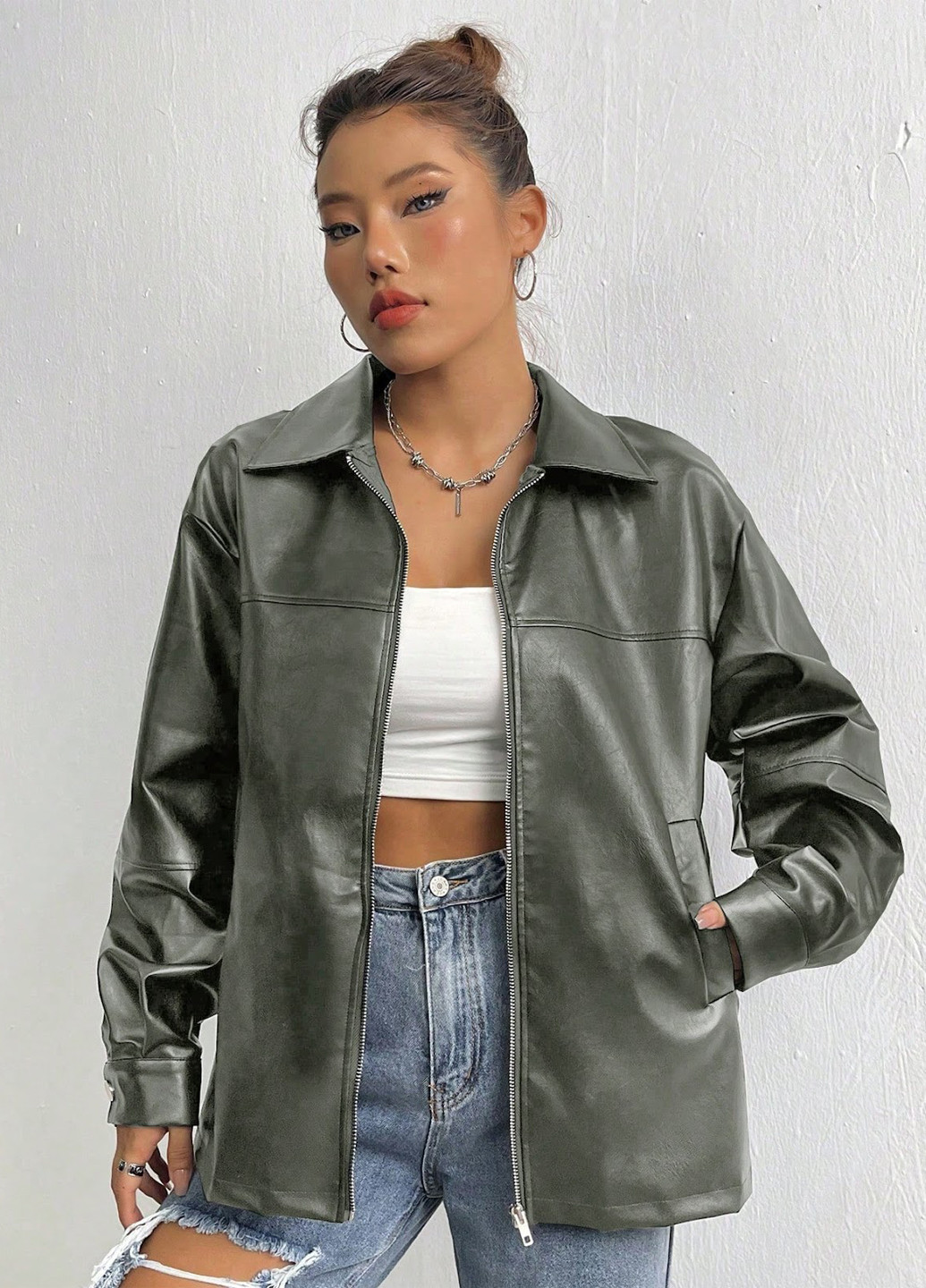 Куртка-рубашка SHEIN (330487925)