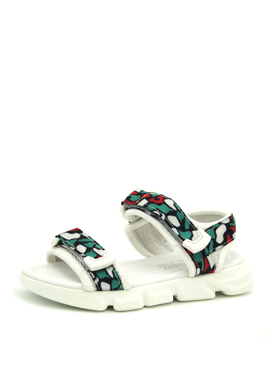 Белые кэжуал сандалии Horoso на липучке