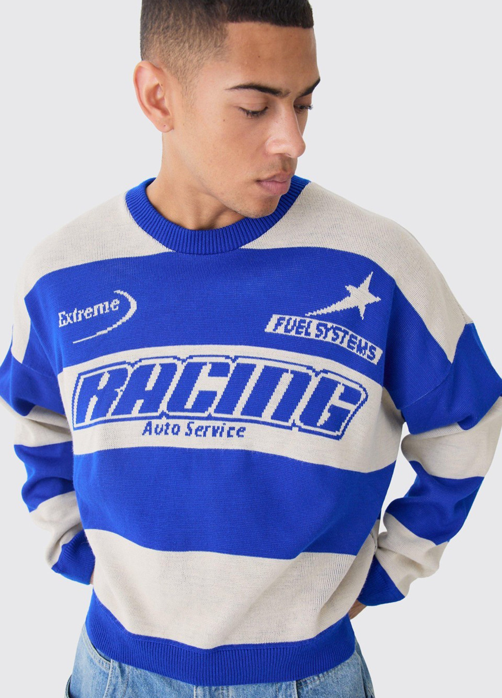 Синій демісезонний джемпер джемпер Boohoo