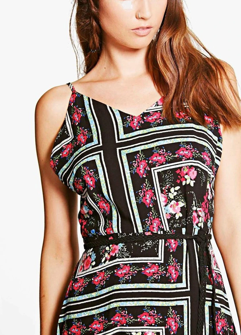 Черное кэжуал платье Boohoo однотонное