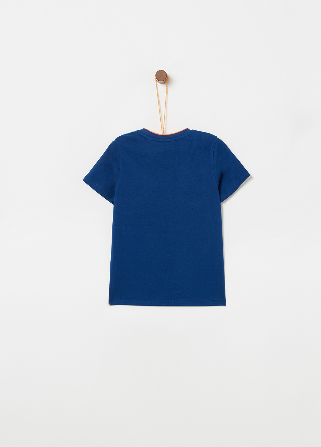 Темно-синя літня футболка Oviesse