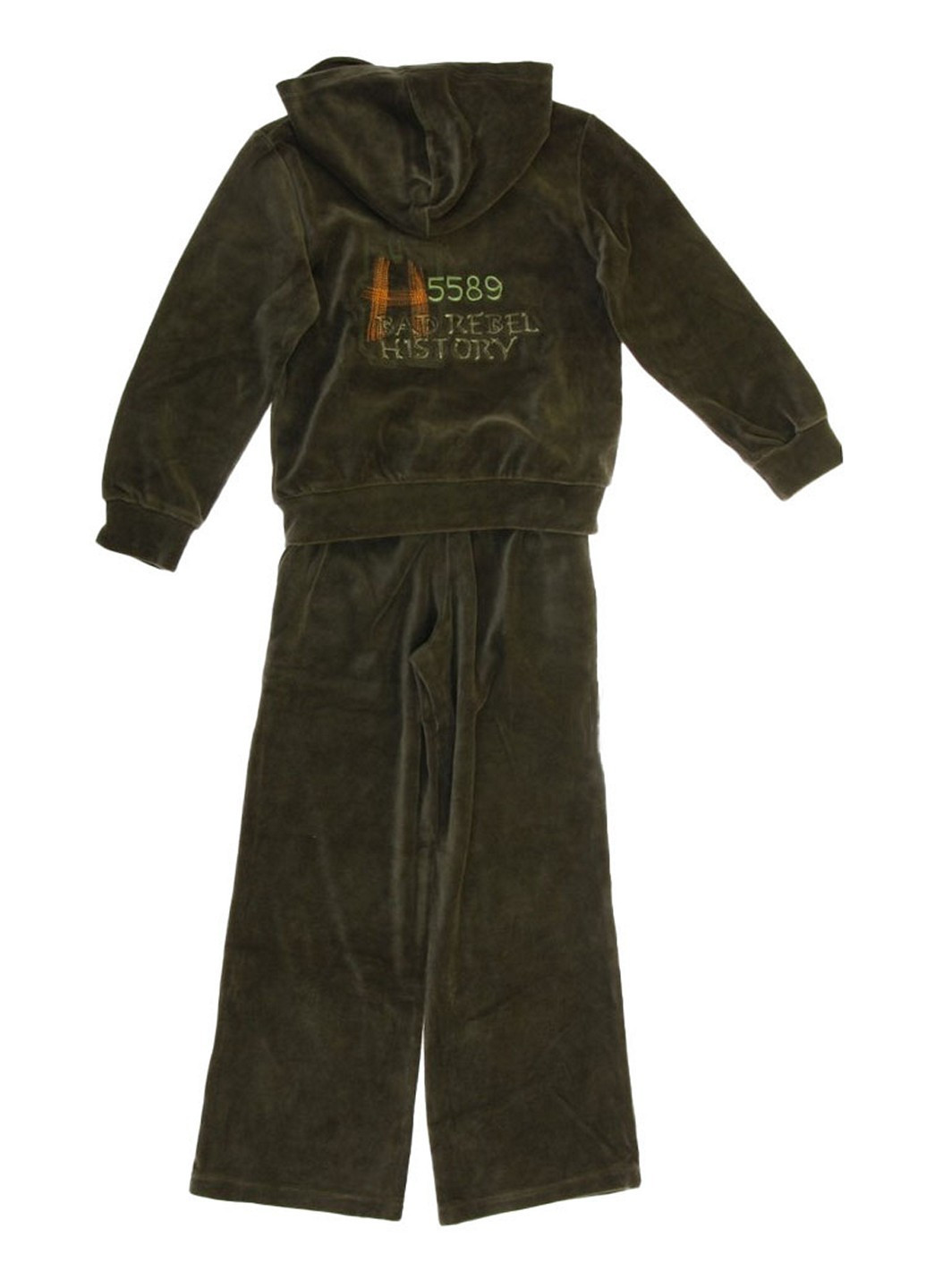 Оливковый (хаки) демисезонный костюм (толстовка, брюки) Valeri
