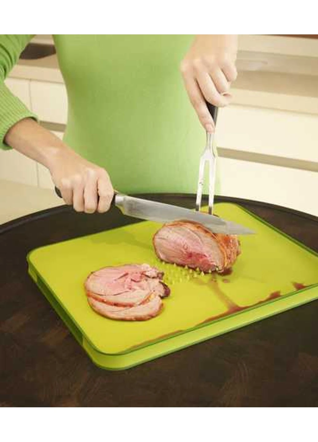 Отделочная доска Cut/Carve Plus двухсторонняя с шипами Joseph Joseph (255274436)
