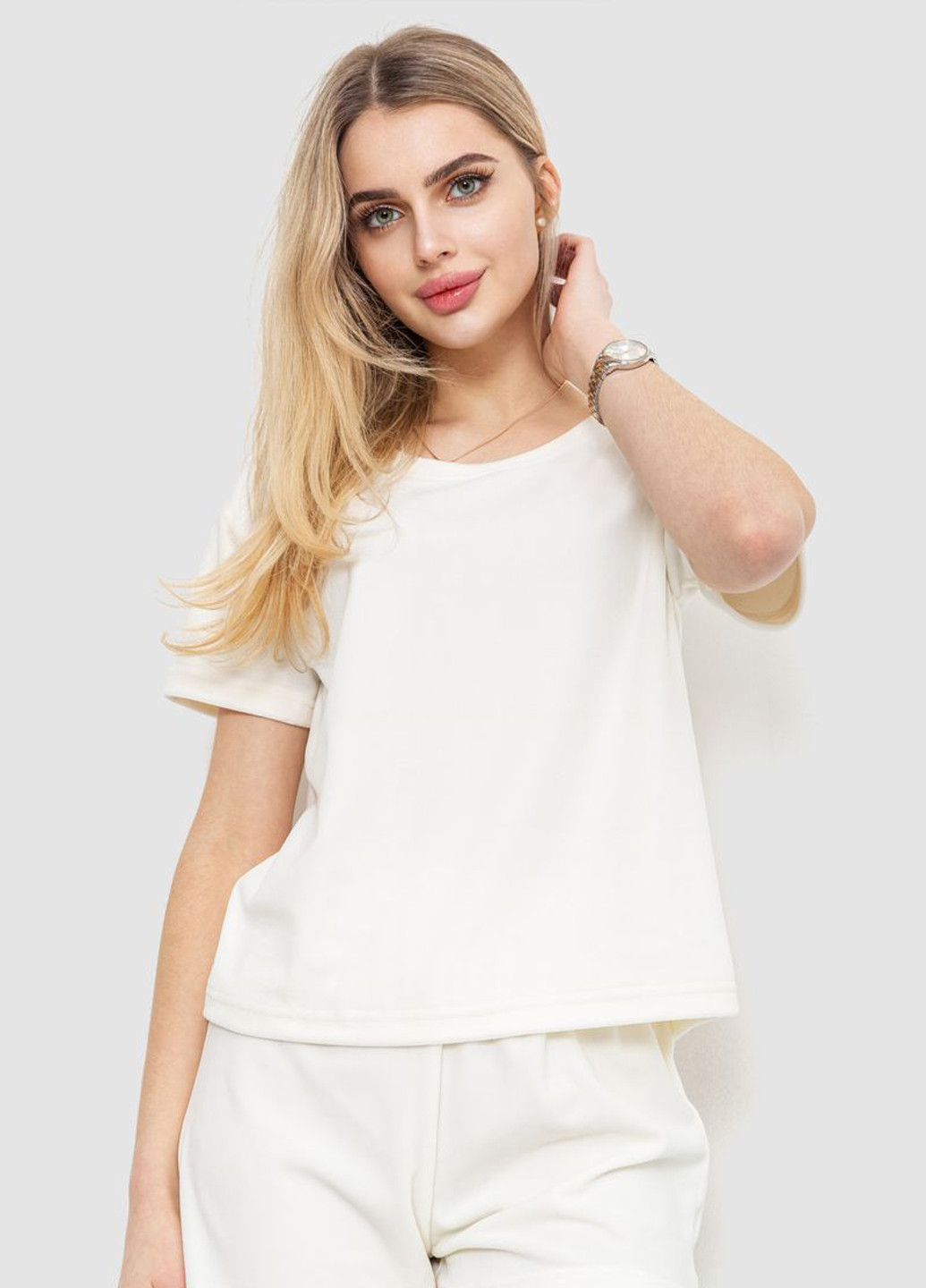 Молочная всесезон пижама (футболка, шорты) футболка + шорты Ager