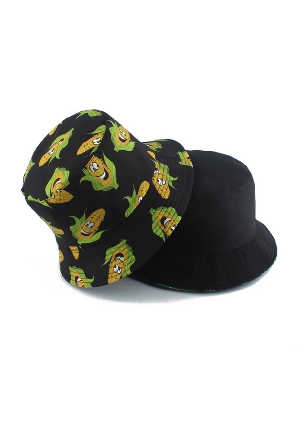 Панама двухсторонняя Кукуруза унисекс Голубой NoName Панама (250515462)