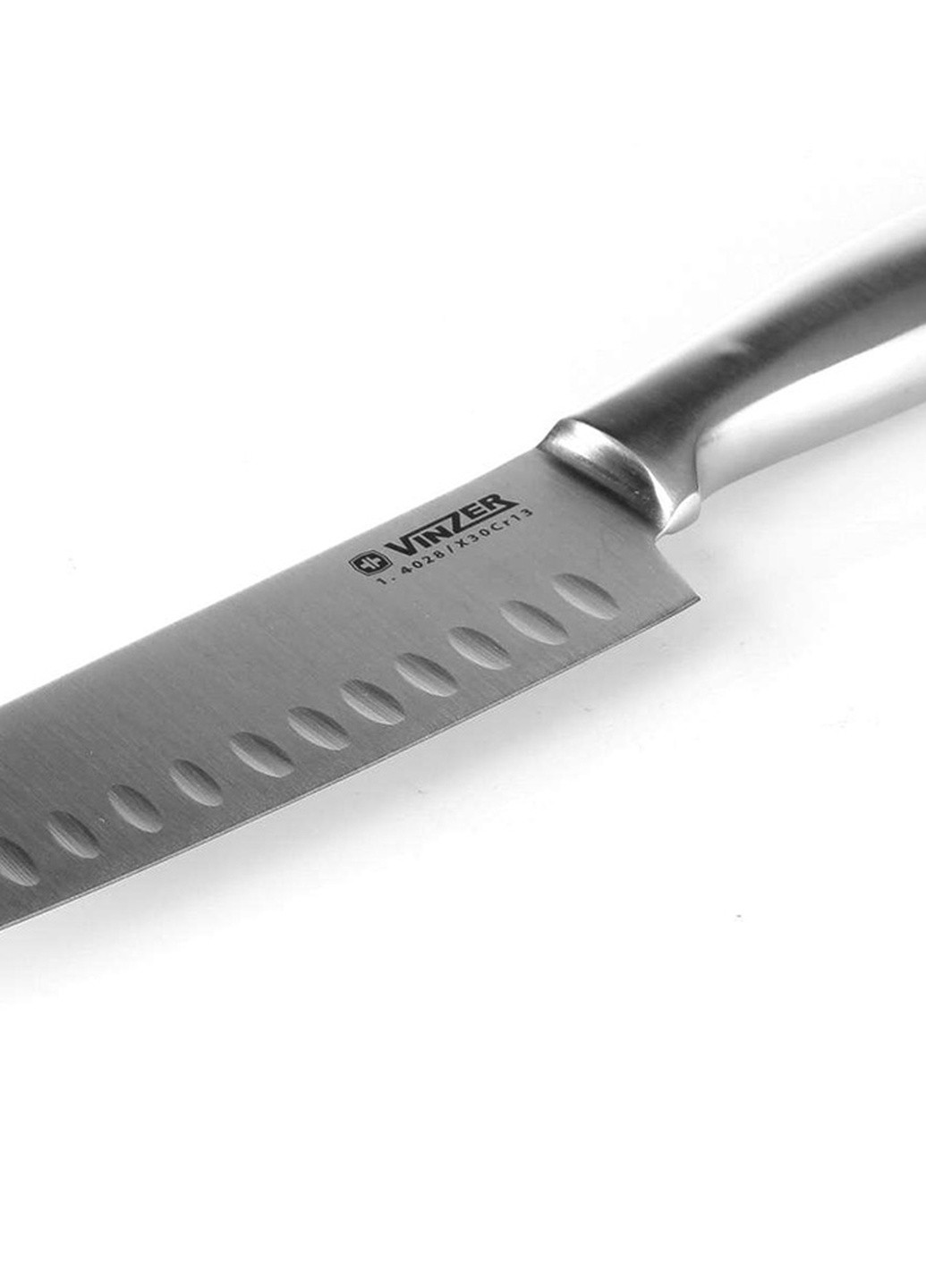Набор ножей Elegance 8 пр. [50115] Vinzer серые, высокоуглеродистая сталь