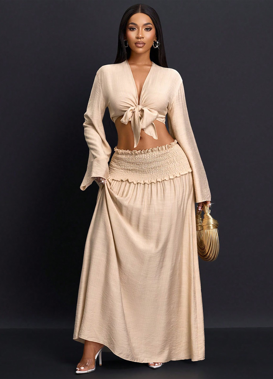 Костюм (блузка, юбка) SHEIN (324630349)