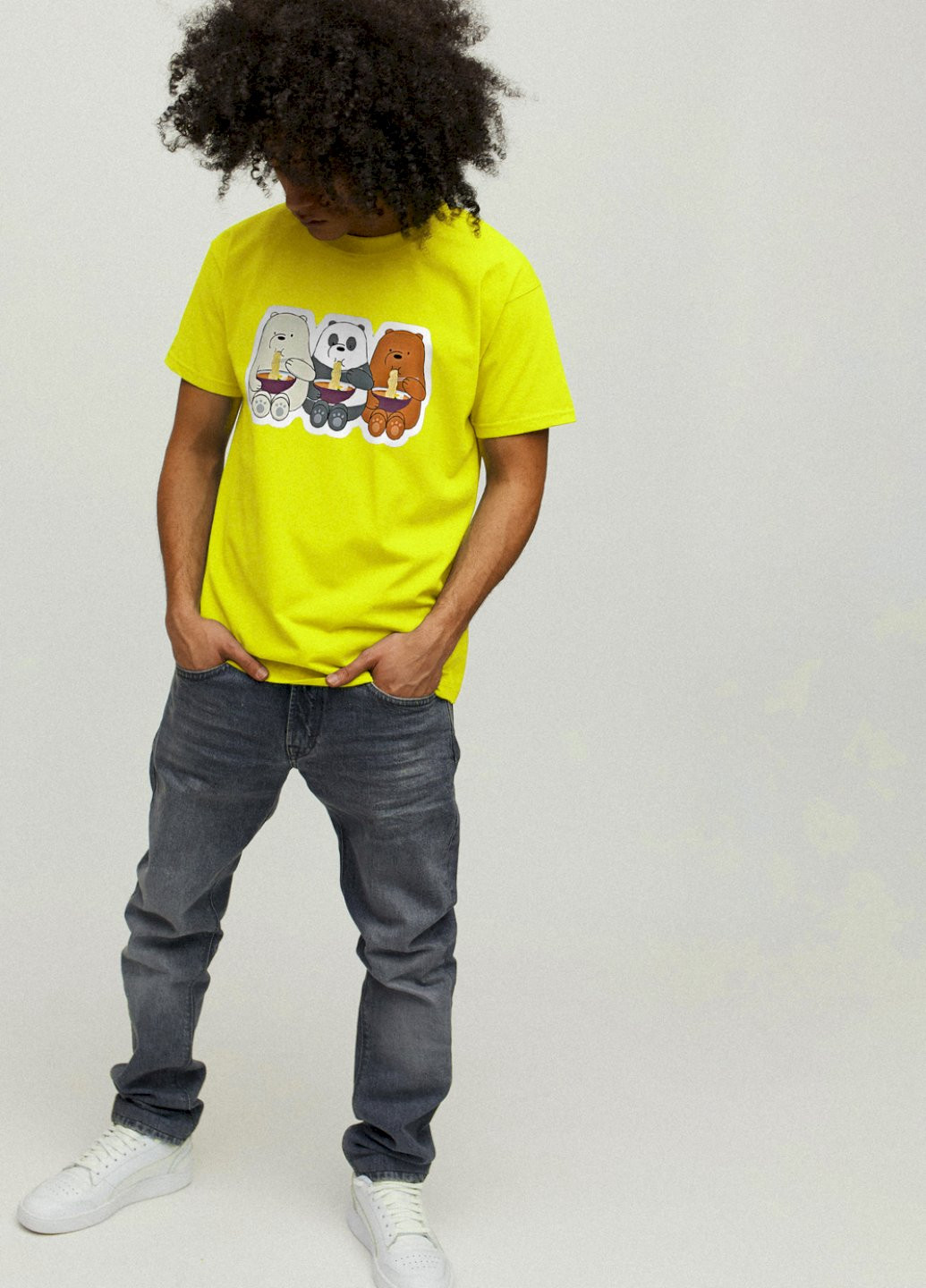 Желтая футболка мужская YAPPI