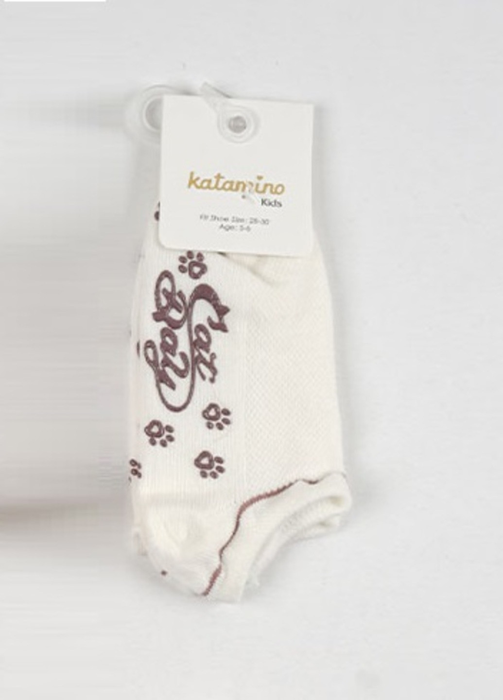 Шкарпетки для дівчат, короткі (котон),, 1-2, white Katamino k20197 (252932519)
