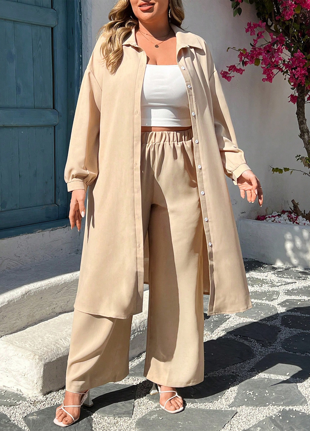 Костюм (рубашка, брюки) SHEIN (342382406)