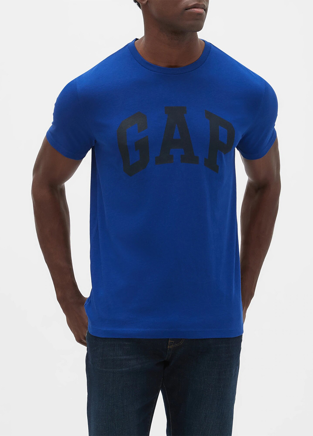 Синяя летняя футболка Gap