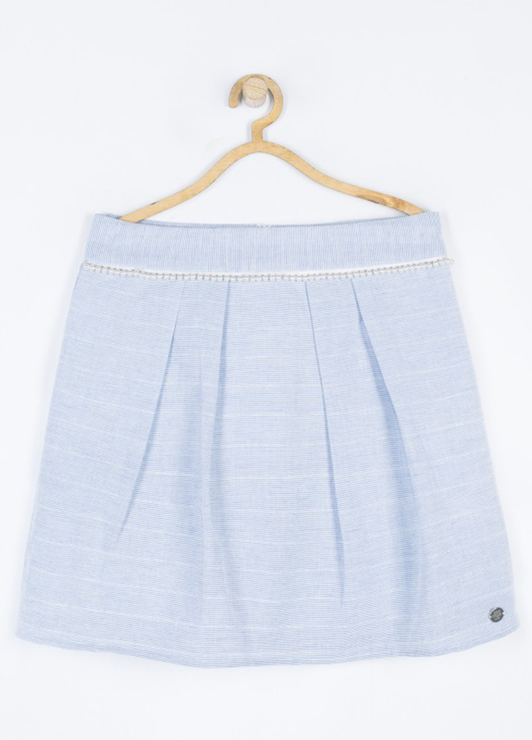 Голубая однотонная юбка Coccodrillo