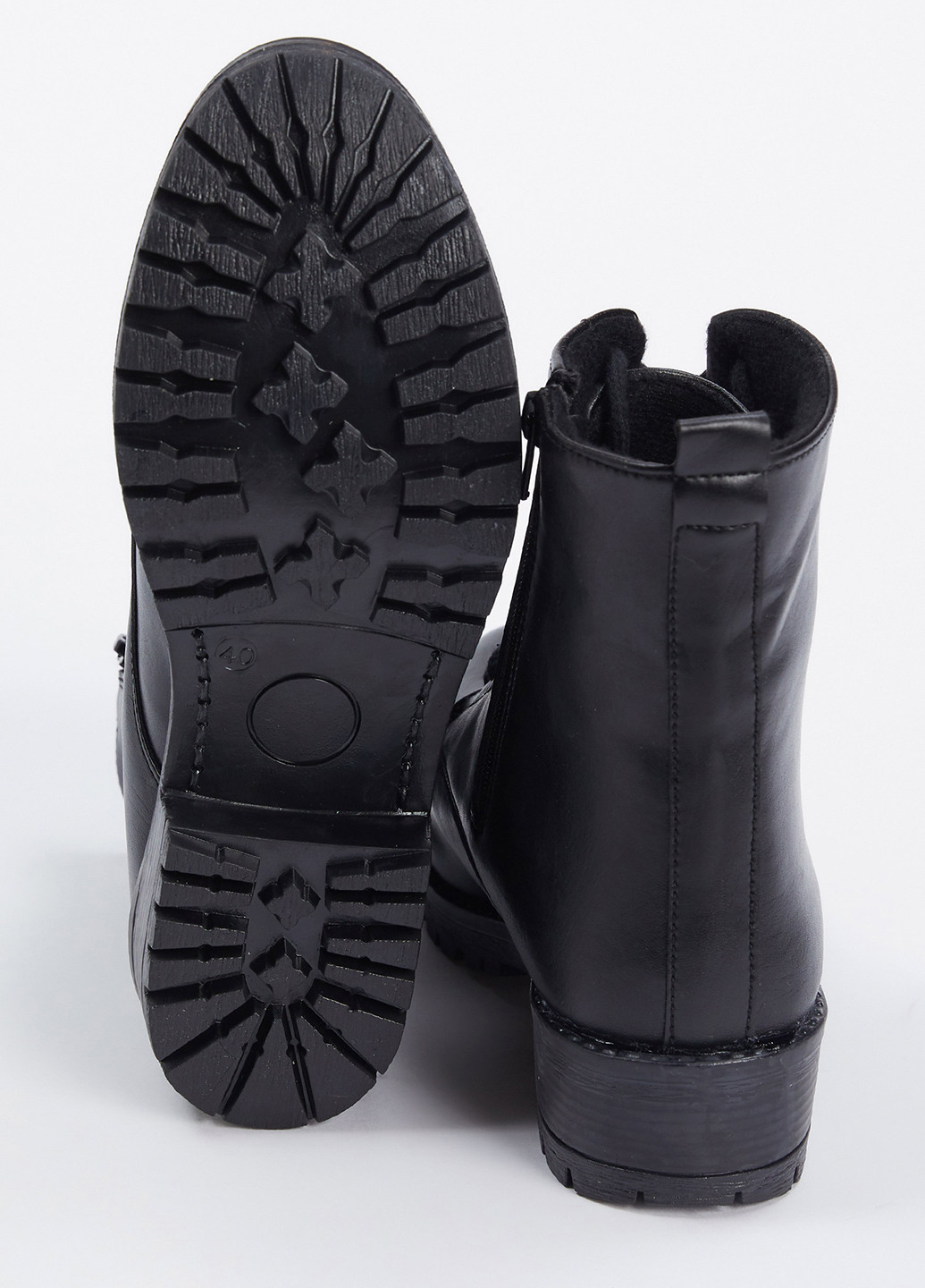 Осенние ботинки DeFacto со шнуровкой из полиуретана