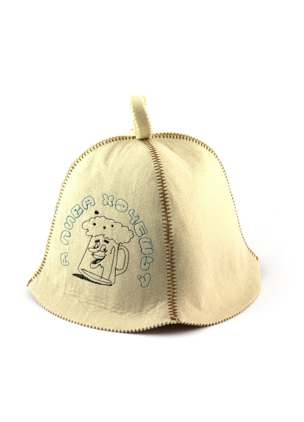 Шапка для сауны "А пива Хочешь?" Универсальный Luxyart (254456163)