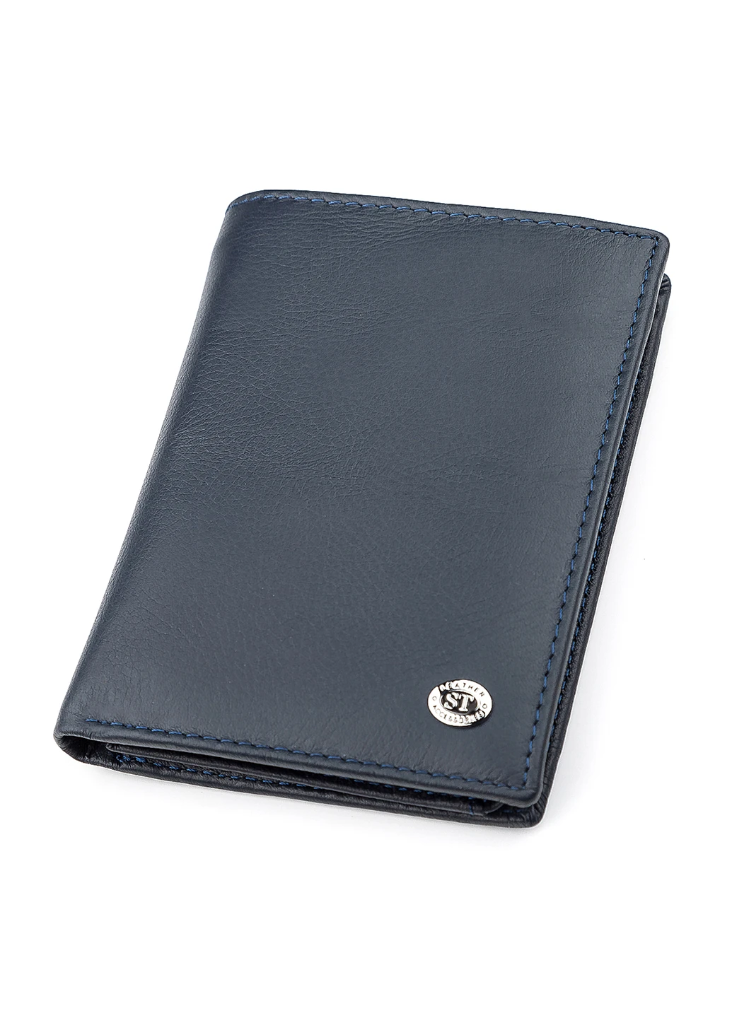 Мужской кожаный бумажник 10х13,5х3 см st leather (232989480)