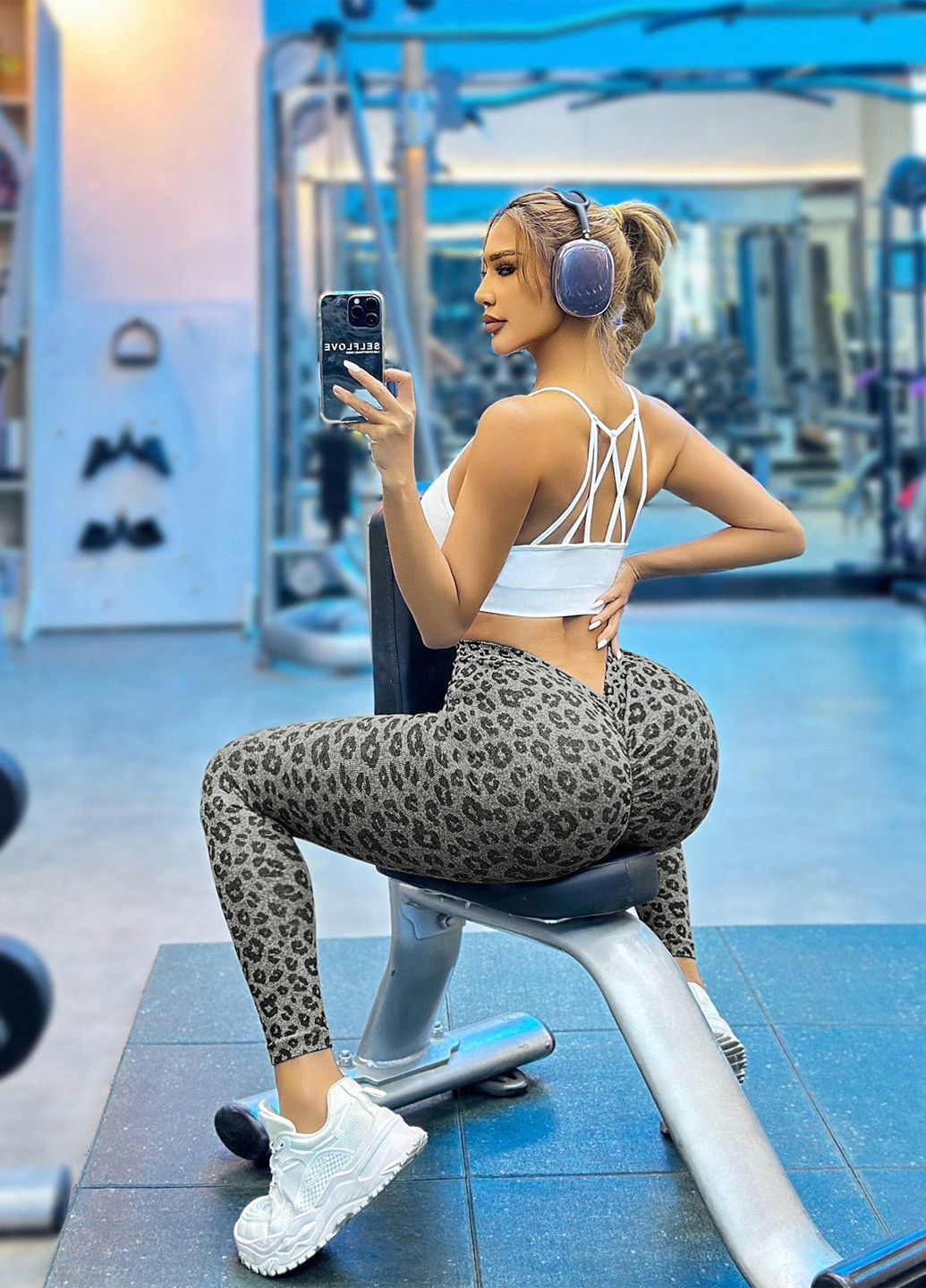 Темно-серые демисезонные леггинсы SHEIN